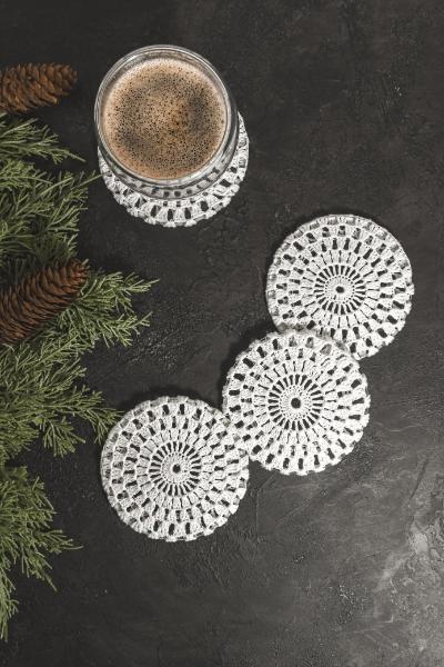 Crochet Coaster - Snow White